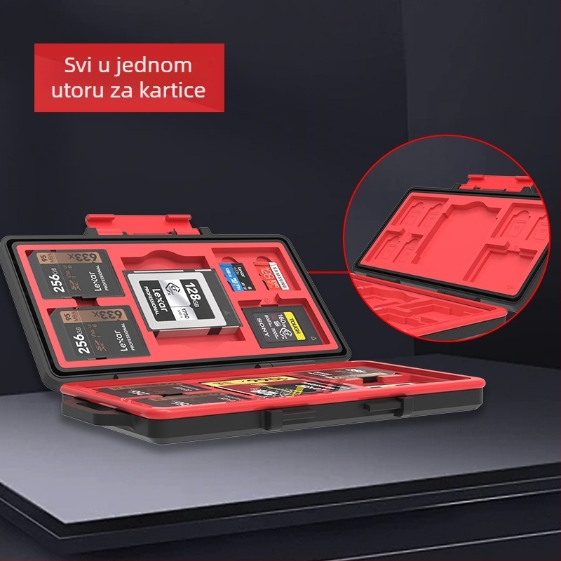 Kutija za pohranu memorijske kartice E9 za fotoaparat i računalo – Pohrana, Prilagodljivo iz slika