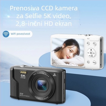 CCD digitalni fotoaparat S95PRO-D, CMOS senzor 72MP, 5K rezolucija 5120×2880, 18× digitalni zum, 2,8-inčni HD LCD zaslon
