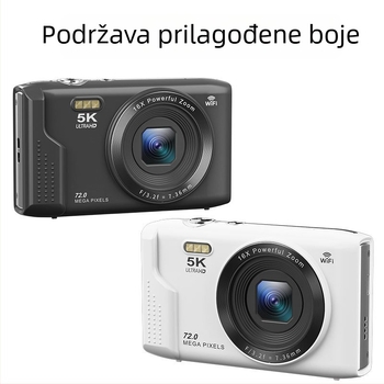 CCD digitalni fotoaparat S95PRO-D, CMOS senzor 72MP, 5K rezolucija 5120×2880, 18× digitalni zum, 2,8-inčni HD LCD zaslon