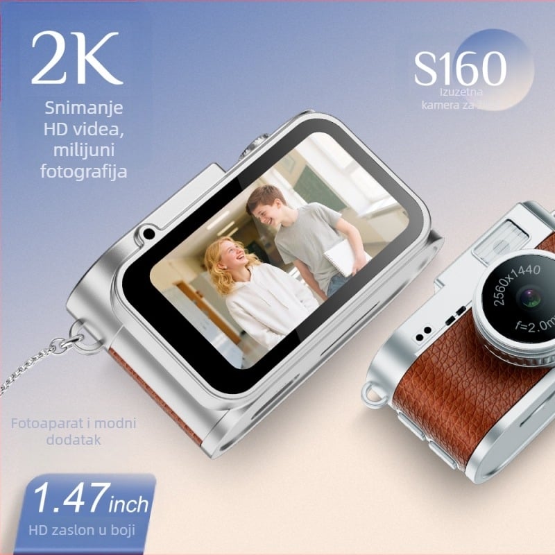 Kompaktna retro CCD digitalna kamera za fotografiranje i snimanje videa