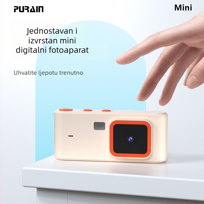 Pocket CCD digitalna kamera – kompaktna retro mini kamera za kampus, vrlo jasna