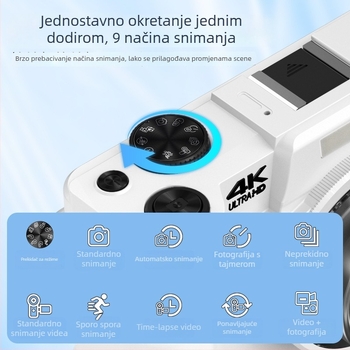 Bez ogledala kamera s 6x optičkim zumom, 4K30fps, 12MP, senzor 1/2.8", elektronička stabilizacija slike