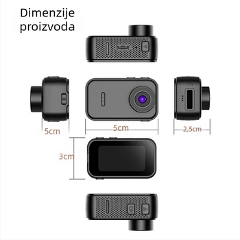 Kamera za kućne ljubimce s HD 1080p videom i detekcijom pokreta, pohrana na memorijsku karticu, trajanje baterije do 12 sati