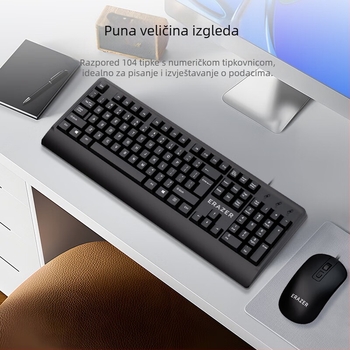 Superpower žični set tipkovnice i miša — kabelski paket, USB tipkovnica, USB miš