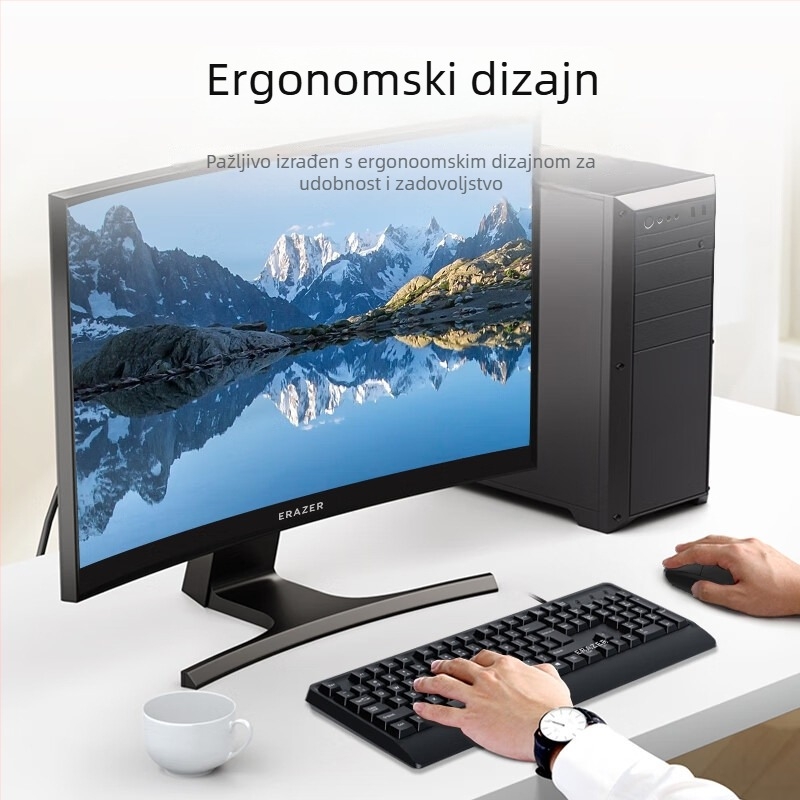 Superpower žični set tipkovnice i miša — kabelski paket, USB tipkovnica, USB miš