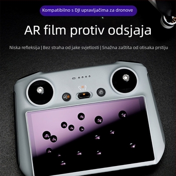 AR film za zaslon daljinskog upravljača Dji za RC/RC2/Mini3 Pro/4 Pro | PET materijal, zaštitnik protiv odsjaja