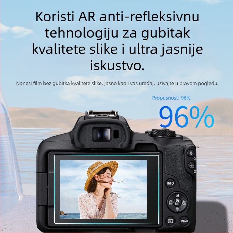 Canon EOS R50/R6 zaštitni film za zaslon - AR anti-reflektirajući PET, višeslojna laminacija, marka Yisi