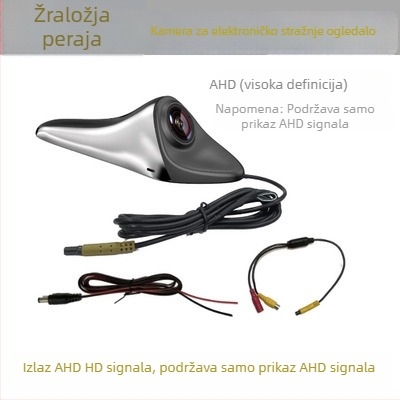Kamera za mrtvu zonu automobila, Shark Fin, 1080p, 12V, 170° podešavanje, CVBS/AHD