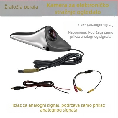 Kamera za mrtvu zonu automobila, Shark Fin, 1080p, 12V, 170° podešavanje, CVBS/AHD