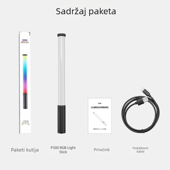 Prijenosno RGB svjetlo za fill pri vanjskoj portretnoj fotografiji (RGB LED; ugrađena baterija; snaga < 10 W; napon 5 V; boja temperatura 2500–9900 K)