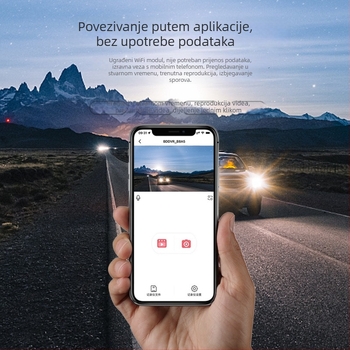 Skrivena dash kamera u obliku ruža s Wi‑Fi, 1080P