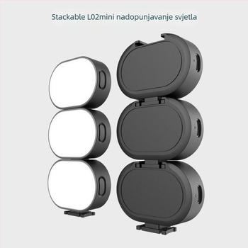LED rasvjeta za osvjetljavanje za live video i fotografiju, ispod 10 W, tri boje temperature, stolna uporaba
