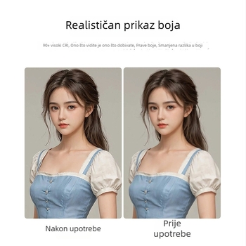 Novo retro LED osvjetljenje za fotografiju na otvorenom — prijenosno, mekano svjetlo, podesiva boja