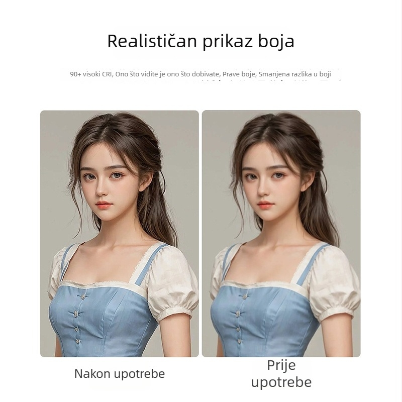 Novo retro LED osvjetljenje za fotografiju na otvorenom — prijenosno, mekano svjetlo, podesiva boja