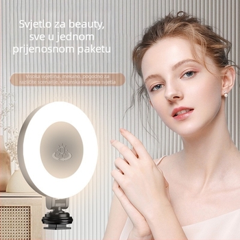 LED dopunsko svjetlo za mobilno emitiranje; model D07; snaga <10W; napon 3,7V; ručno držanje