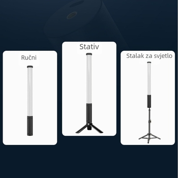 RGB rasvjeta za nadopunu, dimmer, LED štap za unutarnje fotografiranje, model P300, temperatura boje 2500K–9900K, snaga ispod 10W