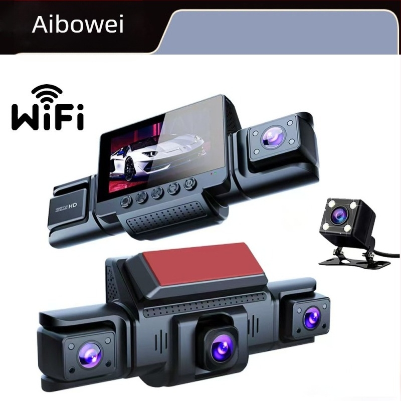 4K 360° auto kamera s noćnim vidom, Wi‑Fi povezanost s pametnim telefonom, prednja, stražnja, lijeva i desna kamera, višekanalni sustav