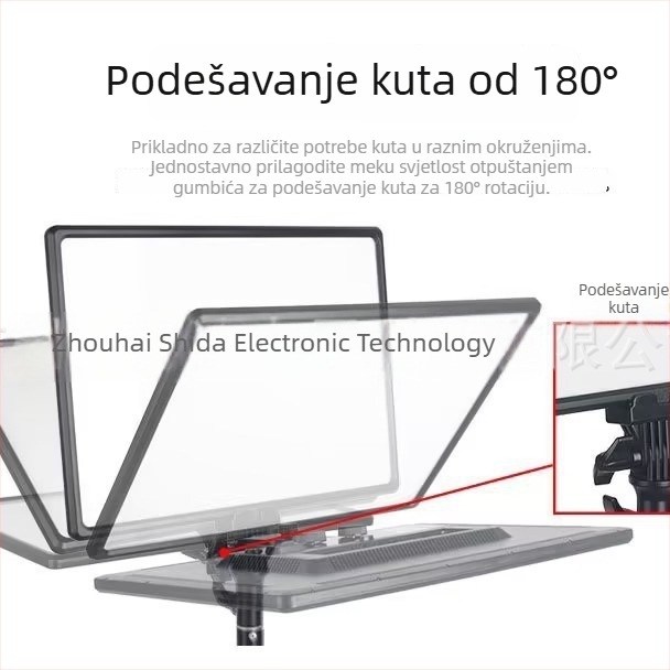 SL-288A 40W LED rasvjeta za dopunjavanje, dvostruka temperatura svjetla, sklopiva