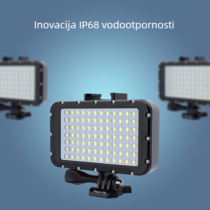 Podvodna LED svjetiljka s 84 LED, vodootporna, kompatibilna s GoPro