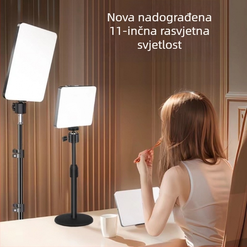 Profesionalni komplet rasvjete za livestream, fotografiju i video, mek difuzni svjetlo, ravno dopunsko svjetlo, osvjetljenje za nakit