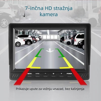 Kamionska dash kamera s dvostrukim snimanjem, prednji i stražnji, 1080p, 170°, TF kartica, napajanje 12-36V