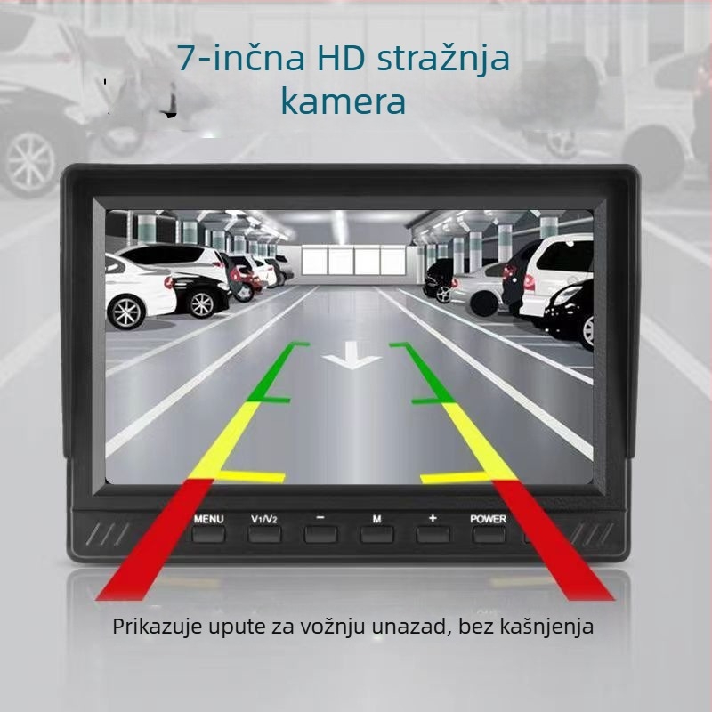 Kamionska dash kamera s dvostrukim snimanjem, prednji i stražnji, 1080p, 170°, TF kartica, napajanje 12-36V