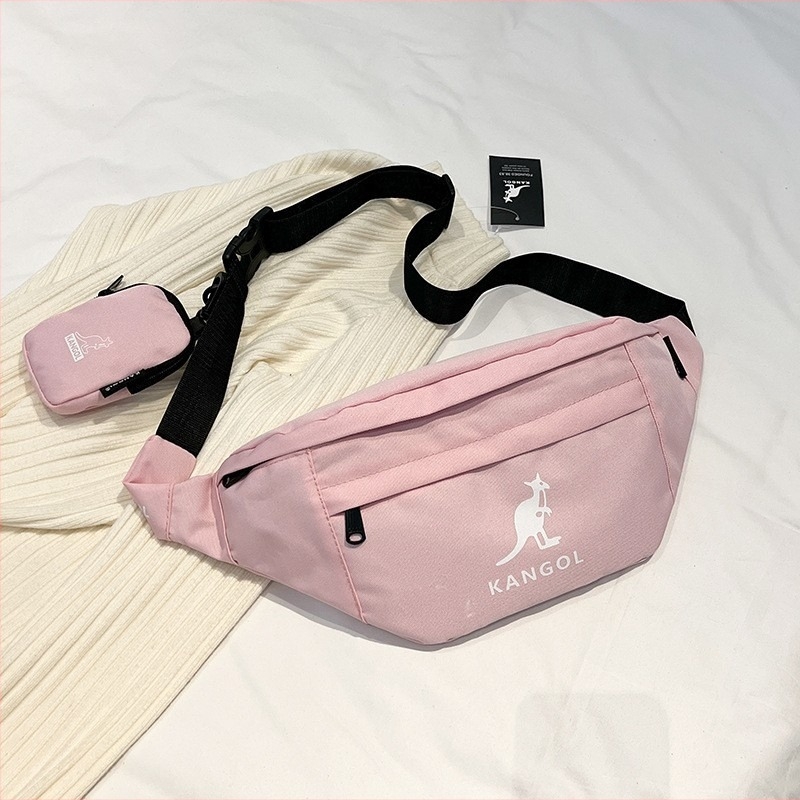 Crossbody torba s ulicnim trendom, Oxford platno, zatvarač, trodimenzionalni dizajn, unutarnji džepovi za telefon i identifikacijsku karticu
