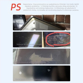 Čistač tipkovnice i zaslona – Višenamjenski čistač za tipkovnice, telefone i miše; 200 ml, kutija od 75 kom; dubinsko čišćenje, uklanjanje masnih mrlja, sigurna formula