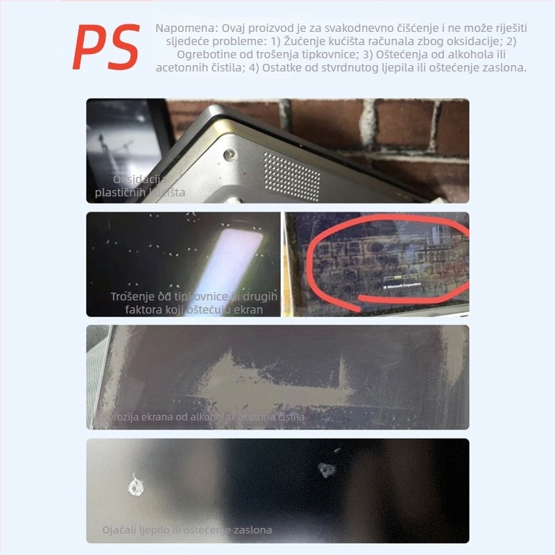 Čistač tipkovnice i zaslona – Višenamjenski čistač za tipkovnice, telefone i miše; 200 ml, kutija od 75 kom; dubinsko čišćenje, uklanjanje masnih mrlja, sigurna formula