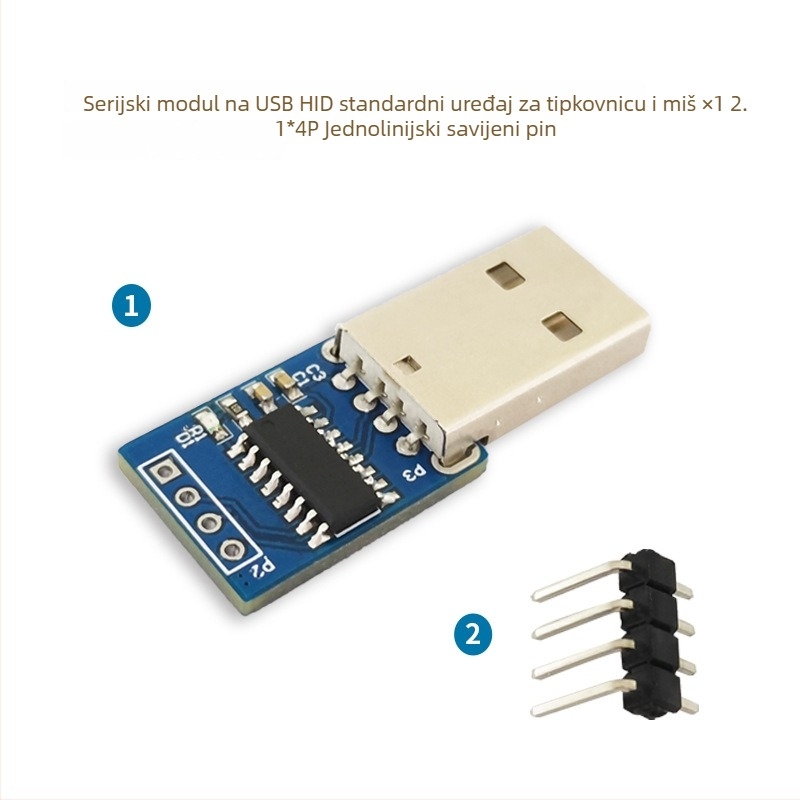 LC CH9329 modul: serijski port na USB HID tipkovnicu i miš