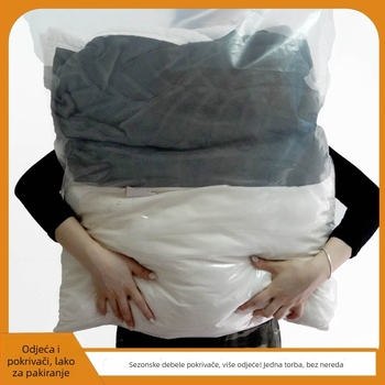 Vreća Ziplock za pohranu, debeli zatvarač, otporna na vlagu, plastični materijal, duljina zatvaranja 5–60 cm