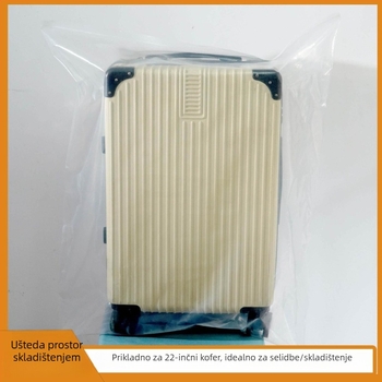 Vreća Ziplock za pohranu, debeli zatvarač, otporna na vlagu, plastični materijal, duljina zatvaranja 5–60 cm