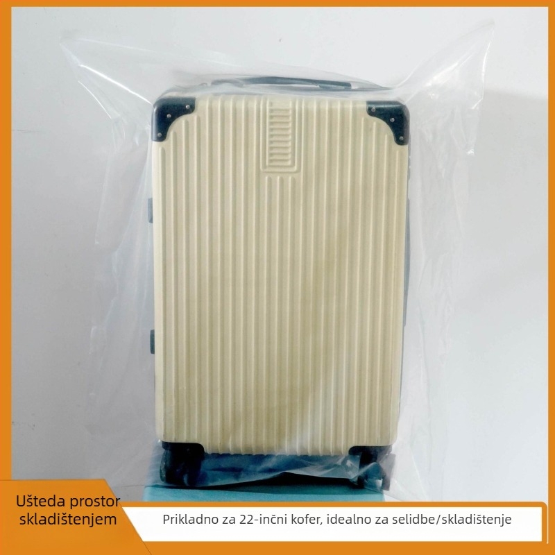 Vreća Ziplock za pohranu, debeli zatvarač, otporna na vlagu, plastični materijal, duljina zatvaranja 5–60 cm