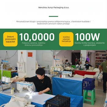 Platnena pernica s logom, prilagodljiv dizajn, sklopivi oblik, zatvarač, sitotisk