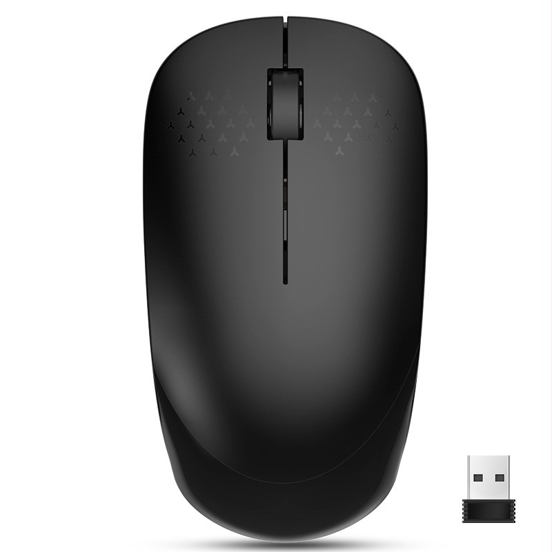 Bežična optička miška 2.4G T1 - USB, 1600 DPI, 3 tipke, ergonomska, domet 10 m