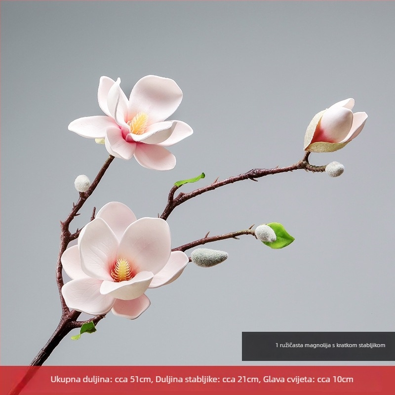Umjetni Magnolia cvijet – EVA pjena, kućna dekoracija, vjenčanje i rekviziti za fotografiju