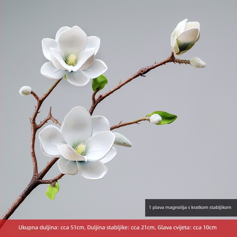 Umjetni Magnolia cvijet – EVA pjena, kućna dekoracija, vjenčanje i rekviziti za fotografiju