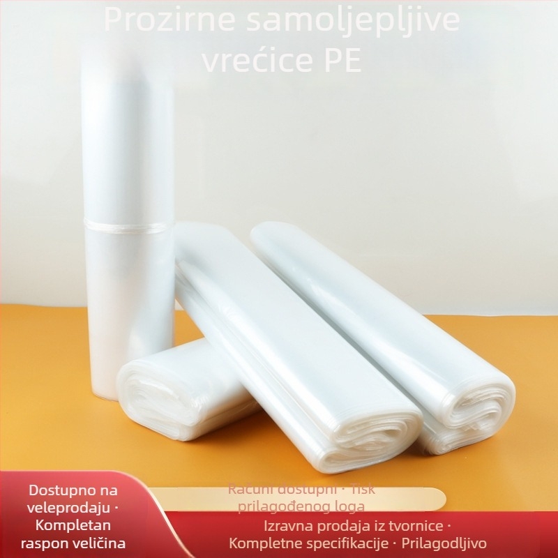 PE zatvara vrećice za pakiranje nakita, namijenjene pakiranju darova, duljina zatvaranja 2 cm