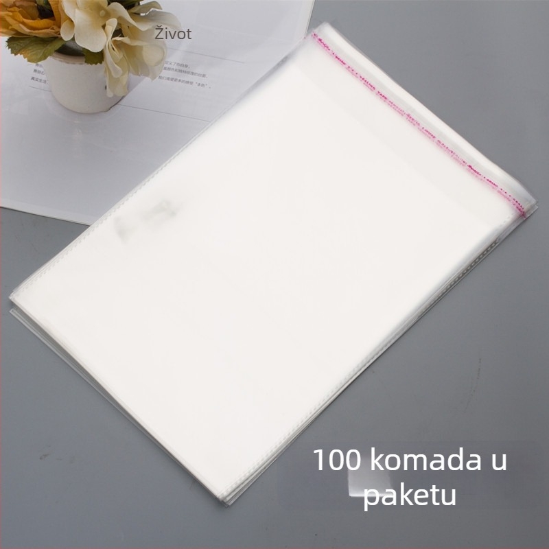 OPP prozirna samoljepljiva vrećica za pakiranje, prilagođeni tisak logotipa, gravurna tisk, uzorci na zahtjev