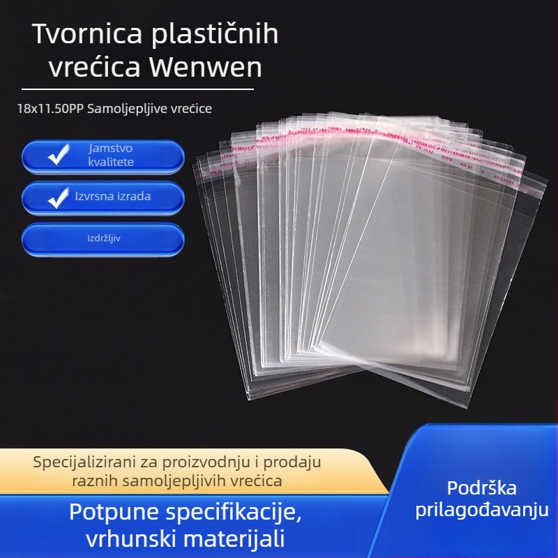 Prilagođene tiskane OPP/PE vrećice sa samozatvaranjem za nakit, odjeću i donje rublje