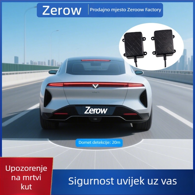 Automobilski radar milimetarskog vala, model 24G-V3, BSD nadzor mrtvog kuta, domet 20 m, pomoć pri promjeni trake i upozorenje pri vožnji unatrag