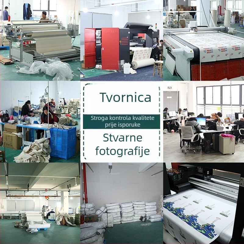 Tote torba od premazanog platna s džepom na šnuru i kapom, prilagodljivo tiskanje logotipa