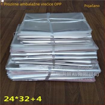 OPP prozirna samolepljiva vrećica za pakiranje odjeće, debljina 0,07 mm