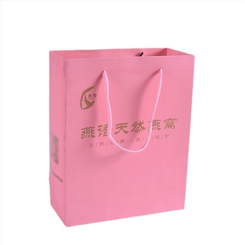 Kraft vrećica za darove s logotipom – offset tisak, oblik torbe