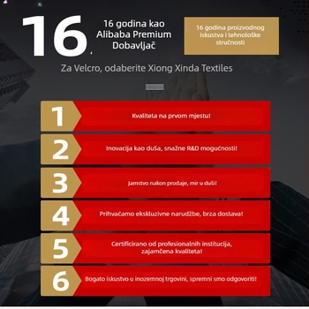 Ljepljivi okrugli Velcro zakrpa, smjesa najlona i poliestera, brend Xiongxinda, za jastuke na sofi i auto sjedala