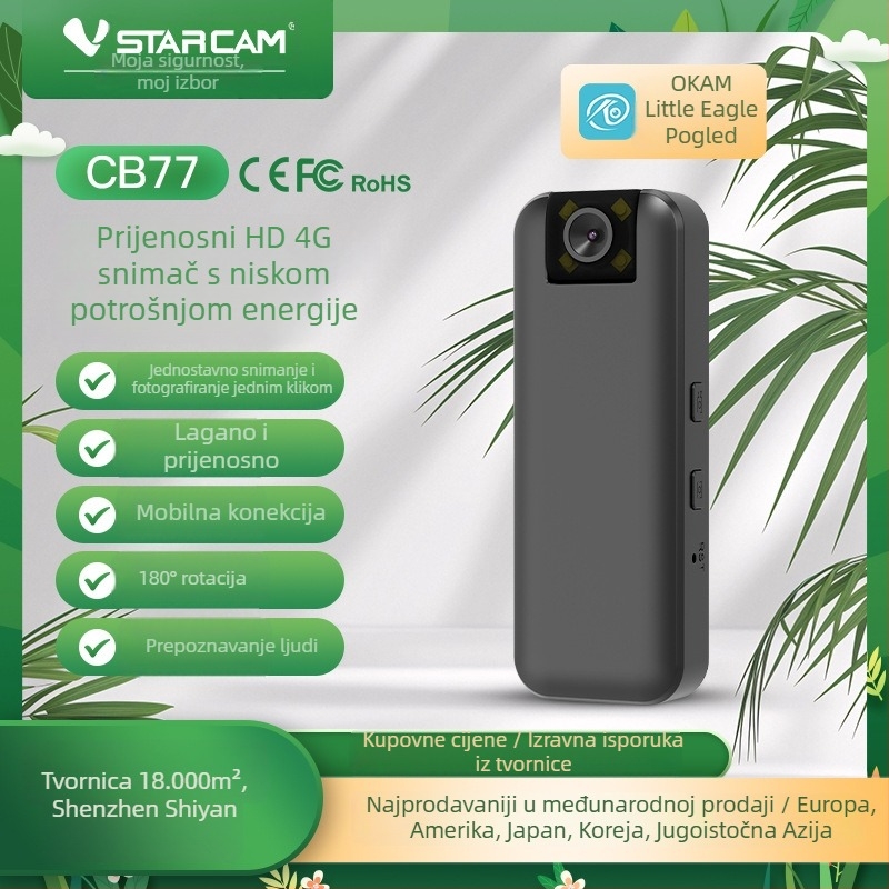 Vistakon CB77/CB77W hemisferna glava, Snap-on ugradnja, vertikalno zakretanje 180°, horizontalno zakretanje 96°, ograničenje zakretanja 180°, za uredsku upotrebu.