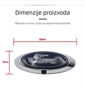 Zadnja kamera Ford Ranger pickup, HD CCD, 12V, 145° vidno ugao, rezolucija 780×460, metalno kućište, težina 500 g