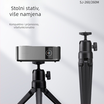 Stolni mini stativ za mobitel i kameru s kuglastom glavom, ABS, jednoslojni dizajn, nosivost 2-5 kg, model 005