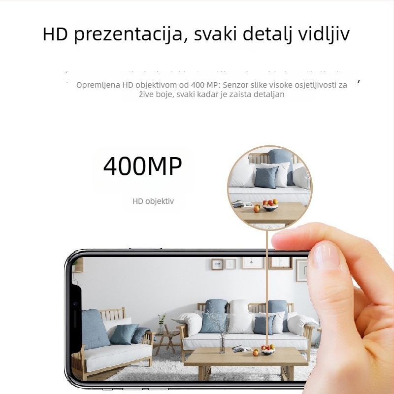 Bežična 4G kućna sigurnosna kamera s daljinskim pregledom putem mobitela, HD noćno snimanje, Wi-Fi, ABS kućište, DC5V napajanje