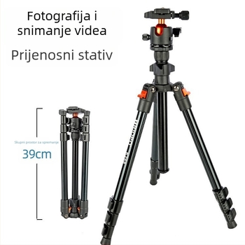 TRIOPO K268+KJ36 stativ s kugličnom glavom, 4 sekcije, nosivost 2-5 kg, težina 1,2 kg, ploča za brzo oslobađanje